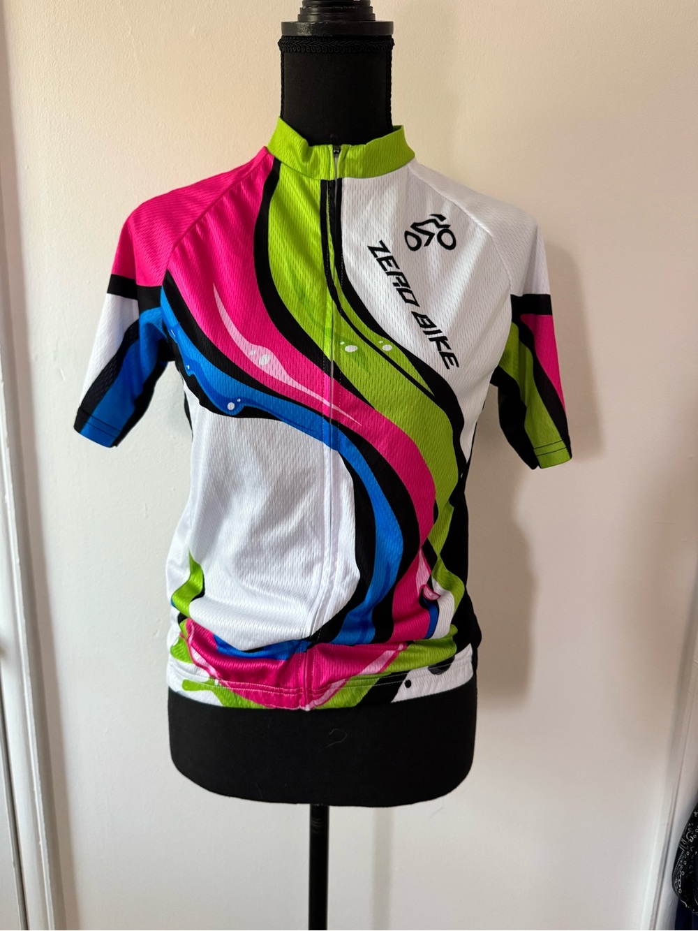 Zero Bike White Multicolor Cycling Jersey